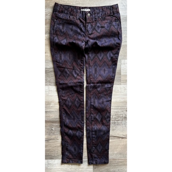 Free People : purple Aztec pattern jeans - Picture 4 of 11